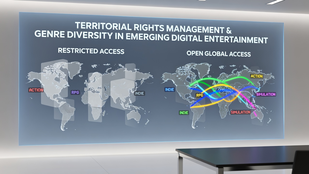 Map overlay illustrating genre availability differences across global digital archives
